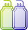 Icon showing two vials
